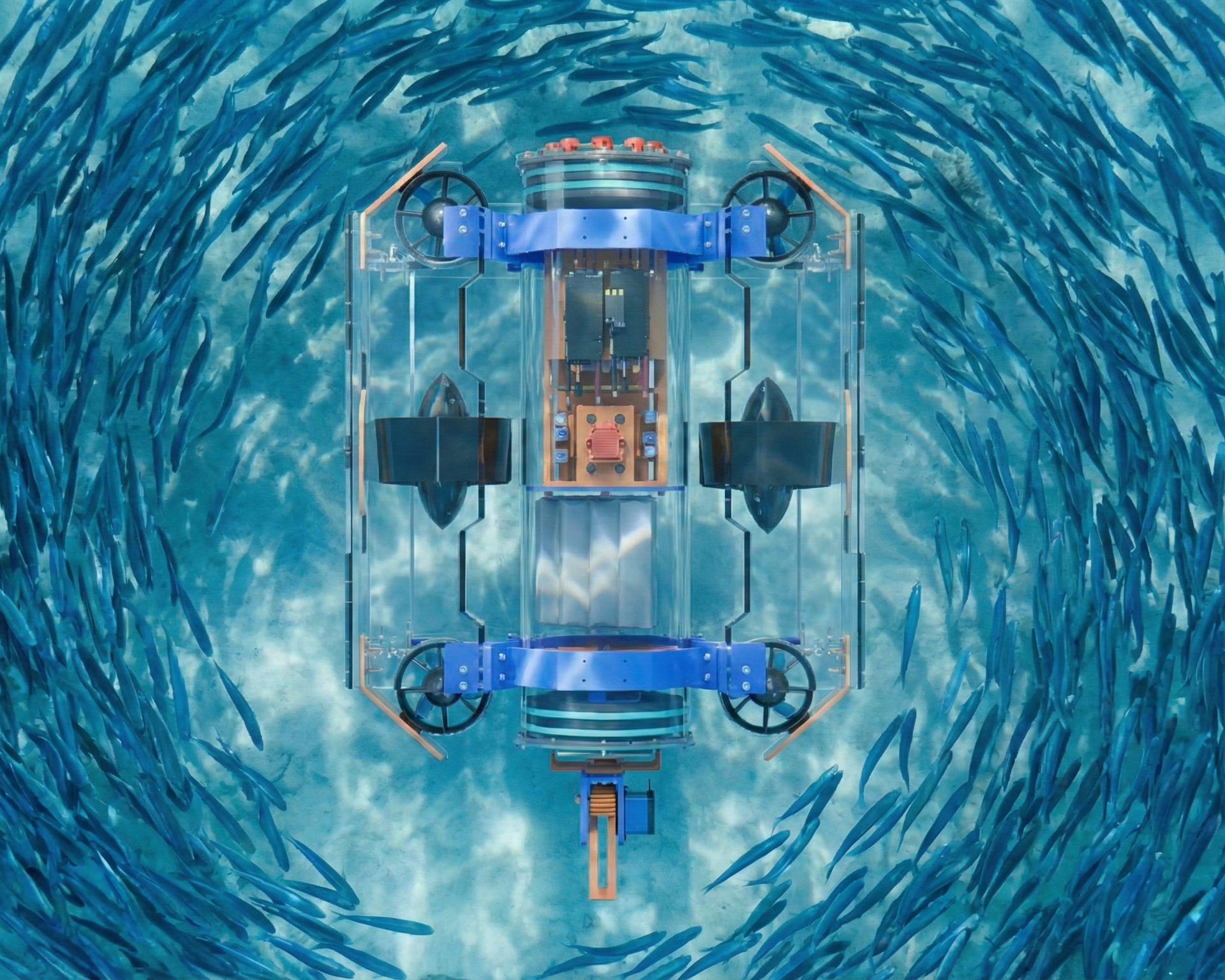DTU AUV Subsea Autonomous Vehicle in Marine Environment